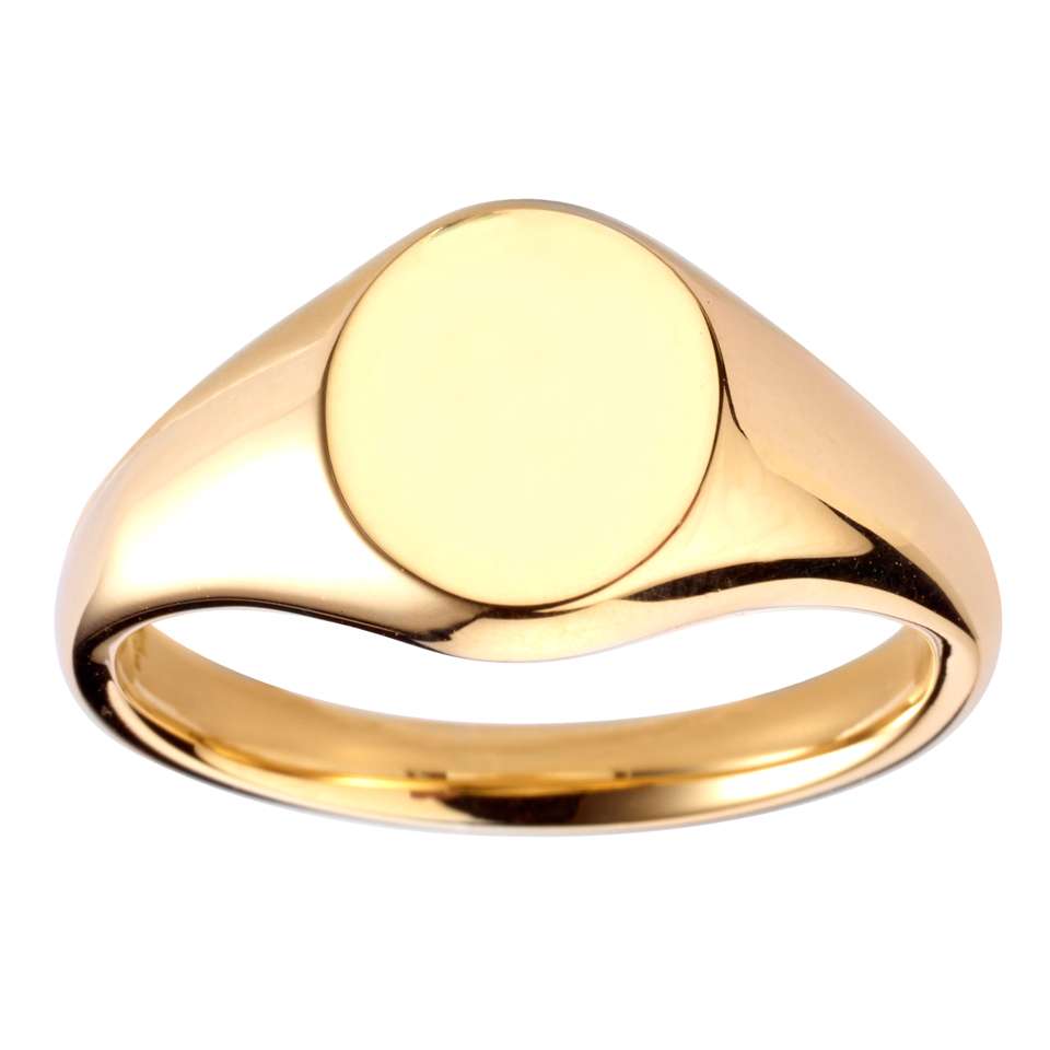 Signature Oval Signet Ring – Crafted Jewellery